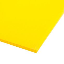 แผ่นพลาสติกลูกฟูก 3 มม. 65x61 ซม. สีเหลือง แพลนโก F2-PB2
